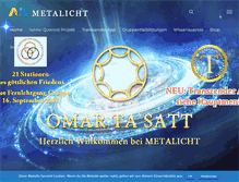 Tablet Screenshot of metalicht.com